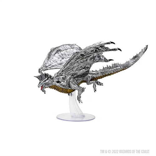 DnD - Adult Silver Dragon - Icons of the Realms Premium DnD Figur